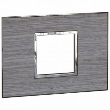 Legrand Arteor 571467 Cover Plate 2Modules 2X4 Wood Grey Oak