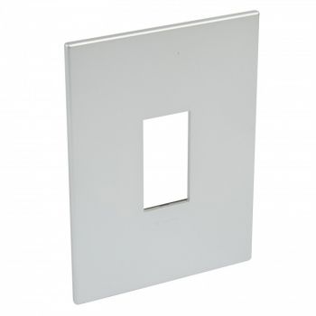 Legrand Arteor 571485 Cover Plate 1 Vertical Modules For 2X4 Box Soft Aluminium