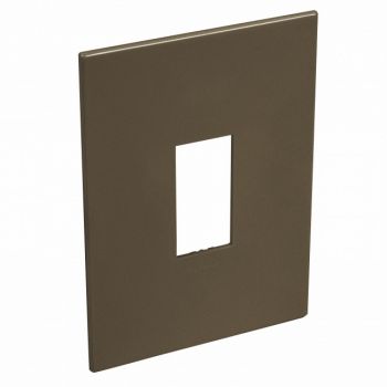 Legrand Arteor 571515 Cover Plate 1 Vertical Modules For 2X4 Box Dark Bronze