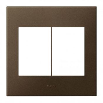 Legrand Arteor 571518 Cover Plate 2X3Modules 4X4 Dark Bronze