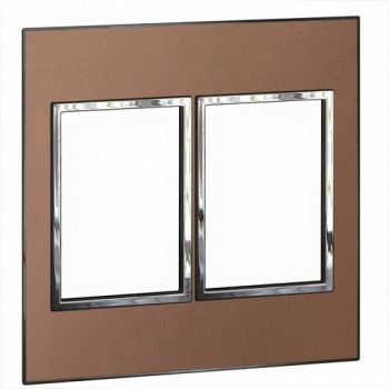 Legrand Arteor 571530 Cover Plate 2X3Modules 4X4 Brushed Pink Champagne