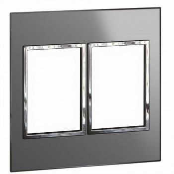 Legrand Arteor 571535 Cover Plate 2X3Modules 4X4 Reflective Stainless Steel