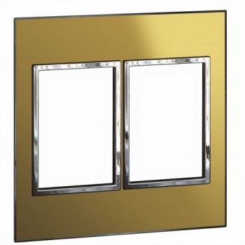 Legrand Arteor 571540 Cover Plate 2X3Modules 4X4 Reflective Gold