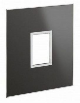 Legrand Arteor 571541 Cover Plate 1 Vertical Modules For 2X4 Box Reflective Black