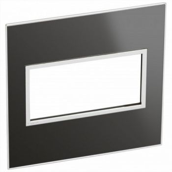 Legrand Arteor 571544 Cover Plate 4Modules For 4X4 Box Reflective Black