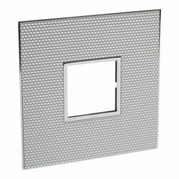 Legrand Arteor 571552 Cover Plate 2Modules For 4X4 Box Signature Cube Grey