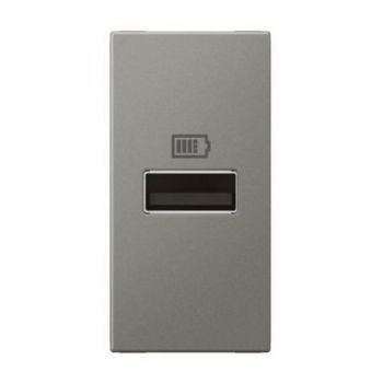 Legrand Arteor 571681 1Module USB Single Port TypeA 3A 15W Magnesium