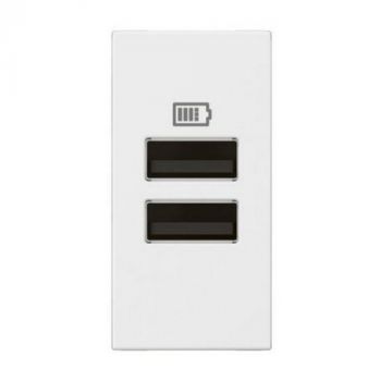 Legrand Arteor 571684 1Module USB Two Ports A+A 3A 15W White