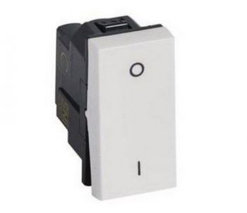 Legrand Arteor 572013 1Way Double Pole Switch 20A 250V 1Module White