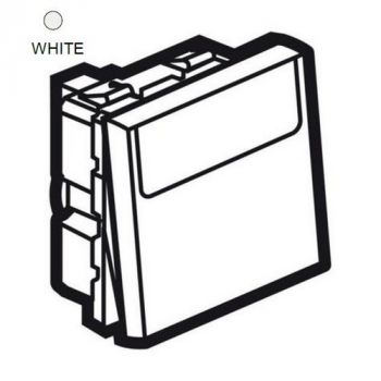 Legrand Arteor 572033 2Way Pushbutton With Label Holder 2Modules White