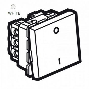 Legrand Arteor 572046 1way Double Pole Switch 20A 250V 2Modules White