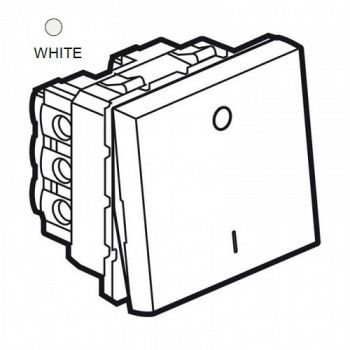 Legrand Arteor 572048 2way Double Pole Switch 20A 250V 2Modules White