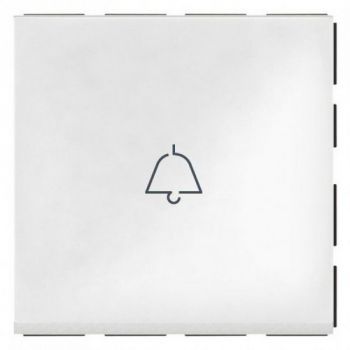 Legrand Arteor 572056 1way PushButton With Bell Symbol 2Modules White