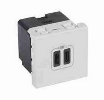 Legrand Arteor 572072 2X USB TypeC Module White