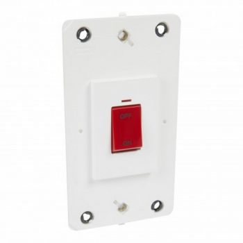 Legrand Arteor 572080 Double Pole Switch With Neon 45A 250V White