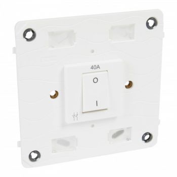Legrand Arteor 572081 Double Pole Switch 40A 250V 4X4 White