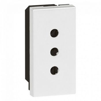 Legrand Arteor 572101 Socket 10A 2Pole And Earth On Line 1Module White