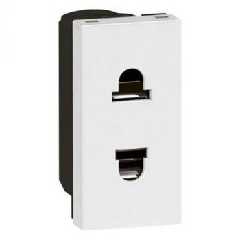 Legrand Arteor 572104 Socket 15A / 127V 16A / 250V 2Pole With Shutters 1Module White
