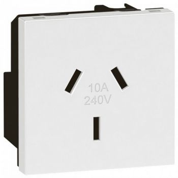 Legrand Arteor 572114 Socket 10A 2Pole And Earth AutoSwitched Shuttered 2Modules White