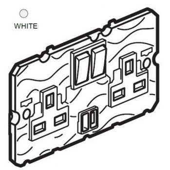 Legrand Arteor 572142 USB TypeA And C 3A 5V 15W Single Pole Switched White