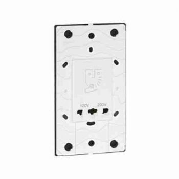 Legrand Arteor 572155 2X4 Shaver Socket White