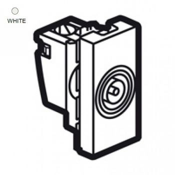 Legrand Arteor 572171 TV Socket TV Single Shielded Male Ø9.5mm 1Module White