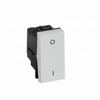 Legrand Arteor 572182 1way Double Pole Switch 20A 250V 1Module Soft Aluminium