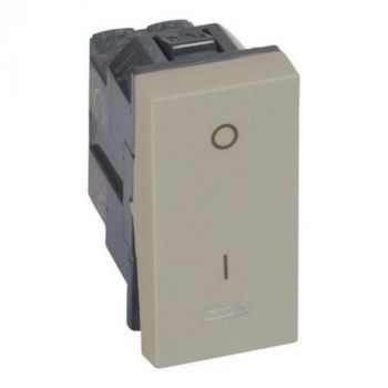 Legrand Arteor 572187 1way Double Pole Switch With Indicator 20A 250V 1Module Champagne