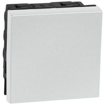Legrand Arteor 572192 2way Double Pole Switch 20A 250V 2Modules Soft Aluminium