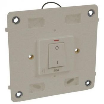 Legrand Arteor 572197 Double Pole Switch With Neon 40A 250V 4X4 Champagne