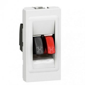 Legrand Arteor 572270 Loudspeaker Socket 4mm² Terminal 1Module White