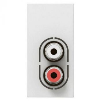 Legrand Arteor 572272 2 X RCA Socket 1Module White