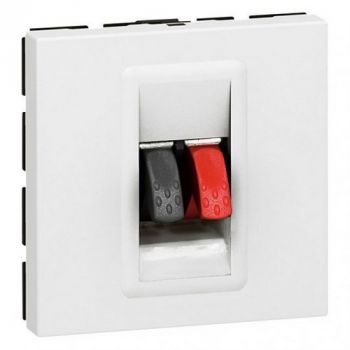 Legrand Arteor 572280 Loudspeaker Socket 4mm² Terminal 2Modules White