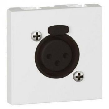 Legrand Arteor 572283 3Pole XLR Socket Female 2Modules White