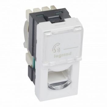 Legrand Arteor 572301 Telephone Socket For Telecom Single Secondary 1Module White