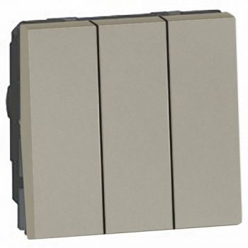 Legrand Arteor 572387 1way Switch 20A 250V 2Modules Champagne