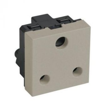 Legrand Arteor 572426 Type Socket Outlet 16A 2Pole And Earth Shuttered 2Modules Champagne