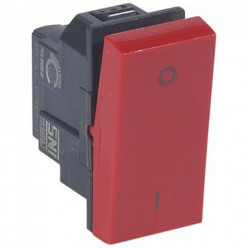 Legrand Arteor 572451 Double Pole Switch 20A 250V 1Module Red