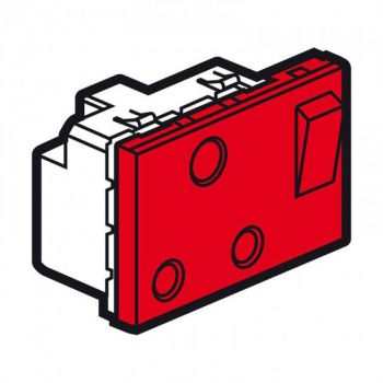 Legrand Arteor 572465 Socket 16A 2Pole And Earth Switched Shuttered 3Modules Red
