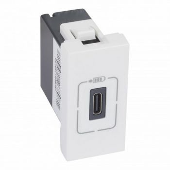 Legrand Arteor 572484 1 USB TypeC Charging Socket 1.5A / 7.5W 230V 5V 1Module White