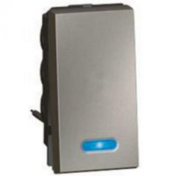 Legrand Arteor 572502 2way Push Button With Locator 1Module Magnesium