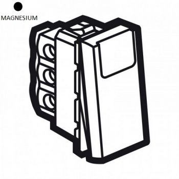 Legrand Arteor 572503 2way PushButton With Label Holder 1Module Magnesium