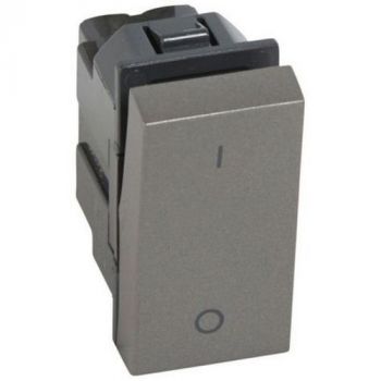 Legrand Arteor 572513 1way Double Pole Switch 20A 250V 1Module Magnesium