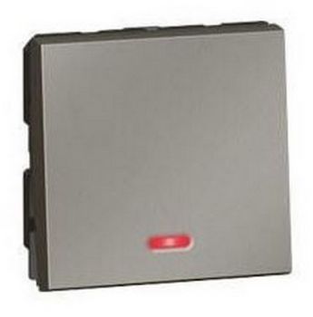 Legrand Arteor 572536 10A 2way Switch+Indicator Module Magnesium