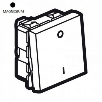 Legrand Arteor 572540 Double Pole Switch 10A 250V 2Modules Magnesium