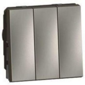 Legrand Arteor 572543 1way Switch 20A 250V 2Modules Magnesium