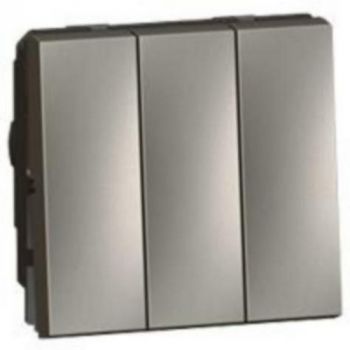 Legrand Arteor 572544 2 X 2Way + 1Way Switch 20A 250V 2Modules Magnesium