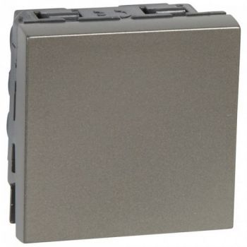 Legrand Arteor 572548 2way Double Pole Switch 20A 250V 2Modules Magnesium