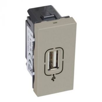 Legrand Arteor 572553 USB Data Female Socket 1Module Champagne