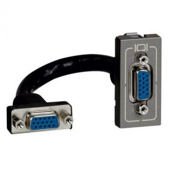 Legrand Arteor 572597 Hd15 Socket Preterminated 1Module Magnesium